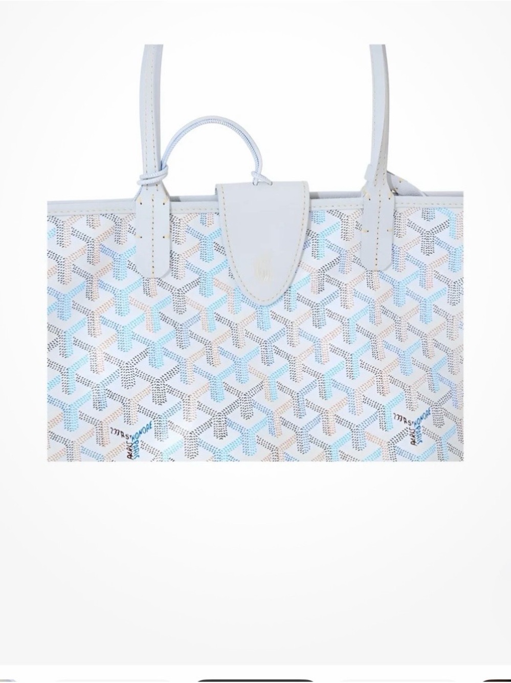 Goyard Saint Louis pm size Tote in polar Blue nwt - Picture 2 of 4